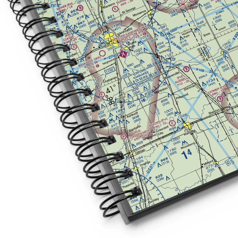 Wietbrock Airport (IN90) VFR Sectional Notebook 