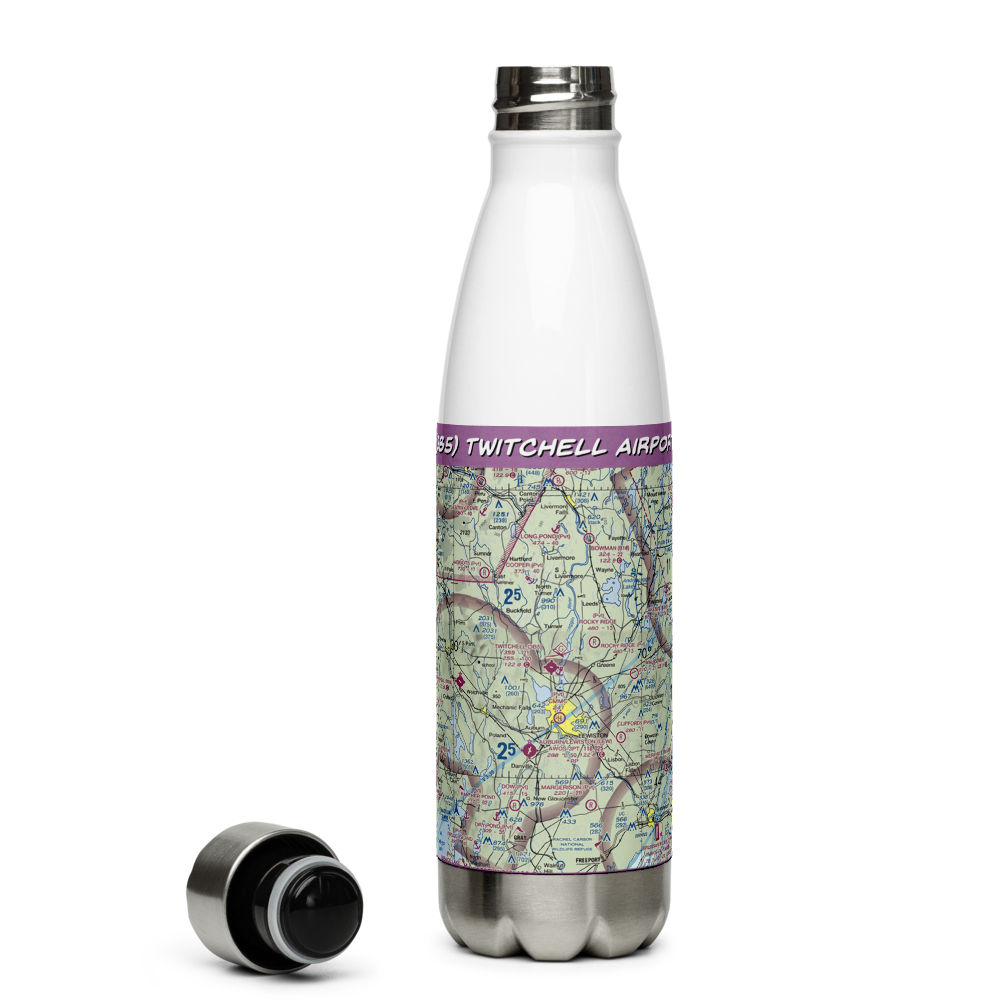 Twitchell Airport (3B5) VFR Sectional Water Bottle 