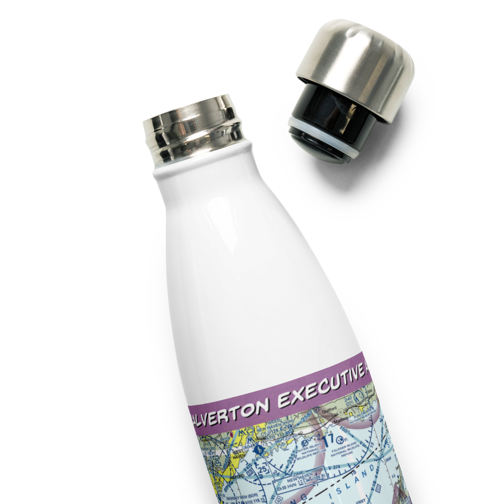 Calverton Executive Airpark (3C8) VFR Sectional Water Bottle 