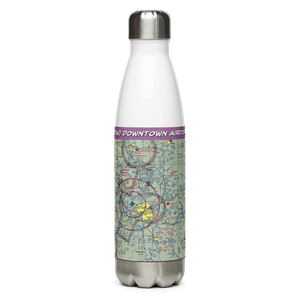 Downtown Airport (3DW) VFR Sectional Water Bottle