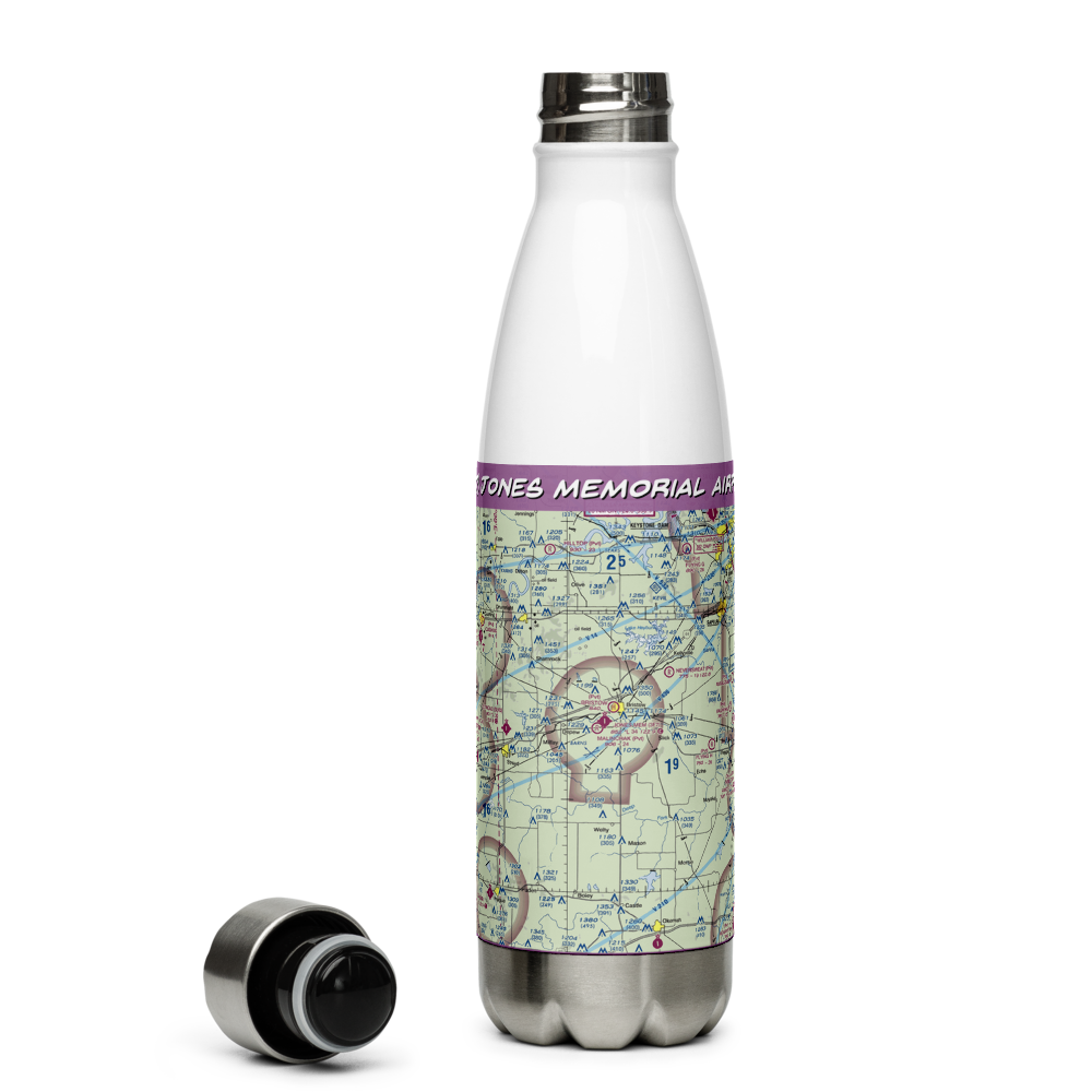 Jones Memorial Airport (3F7) VFR Sectional Water Bottle 