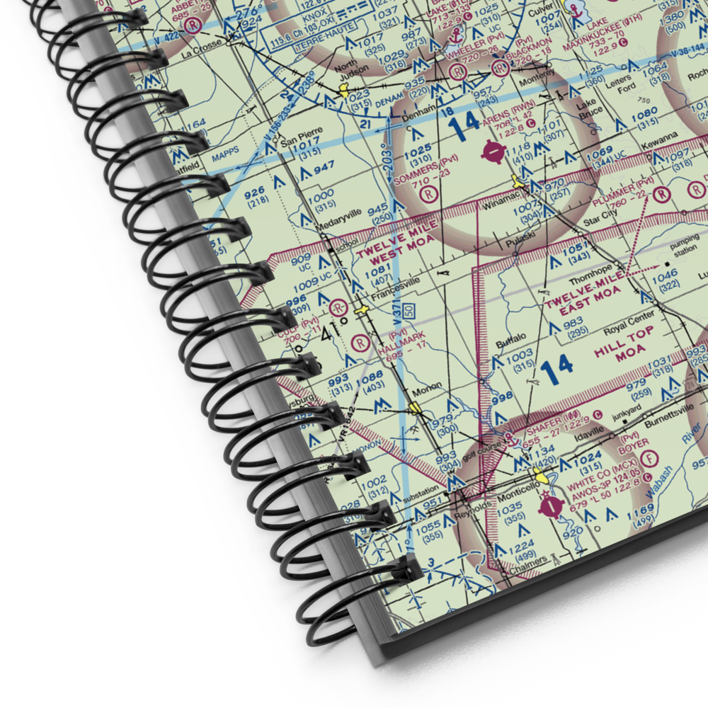 I & C Field (IN54) VFR Sectional Notebook 