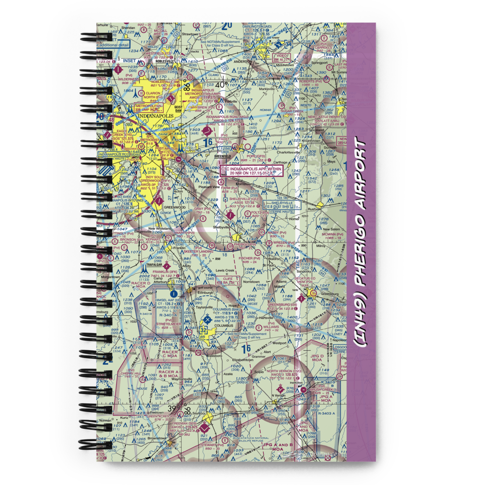Pherigo Airport (IN49) VFR Sectional Notebook 