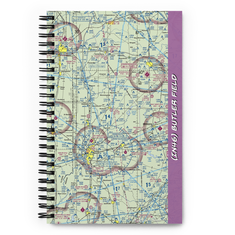 Butler Field (IN46) VFR Sectional Notebook 