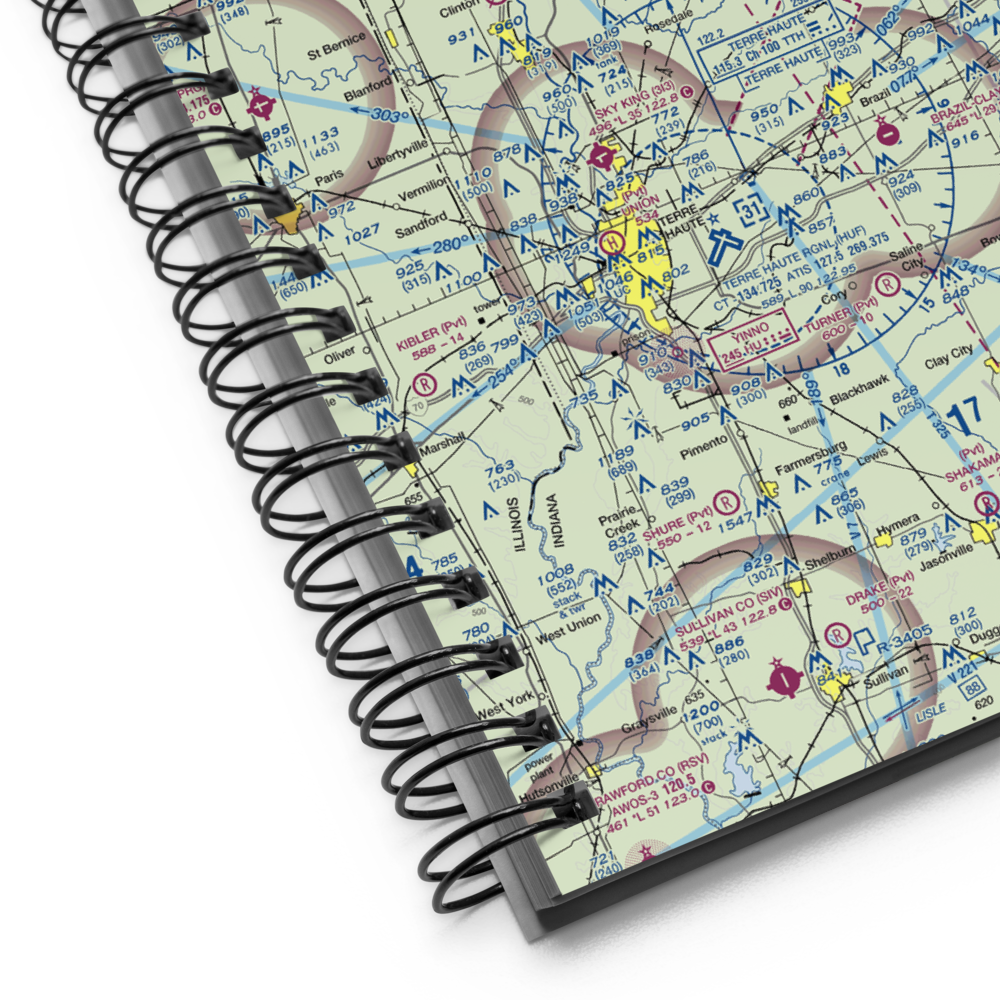 Butler Field (IN46) VFR Sectional Notebook 