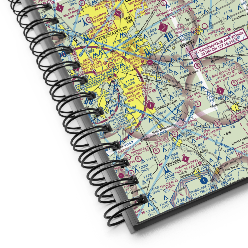 Stephenson Airport (IN32) VFR Sectional Notebook 