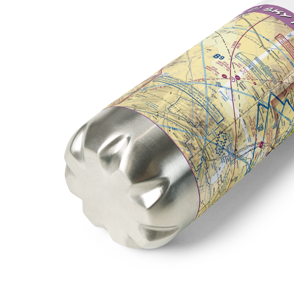Sky Ranch Airport (3L2) VFR Sectional Water Bottle 