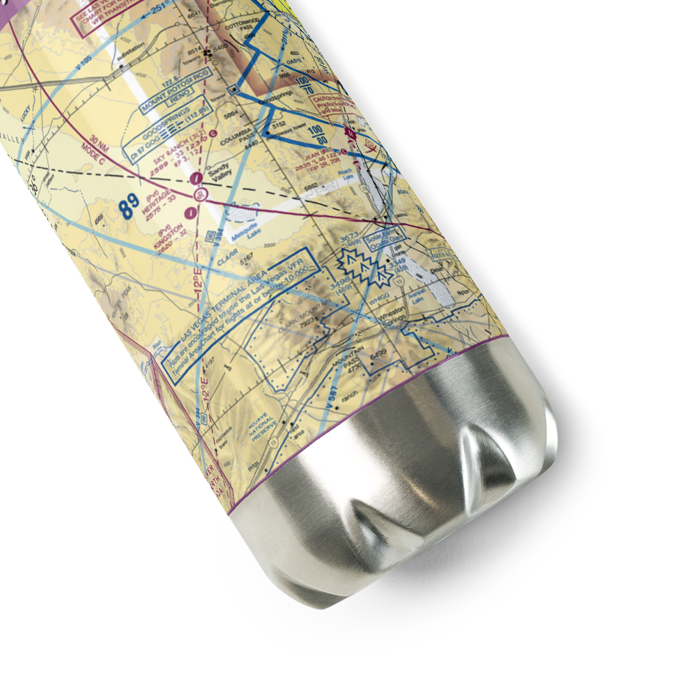 Sky Ranch Airport (3L2) VFR Sectional Water Bottle 