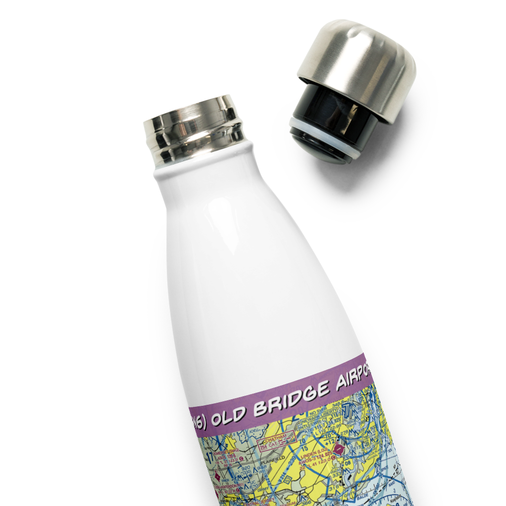 Old Bridge Airport (3N6) VFR Sectional Water Bottle 
