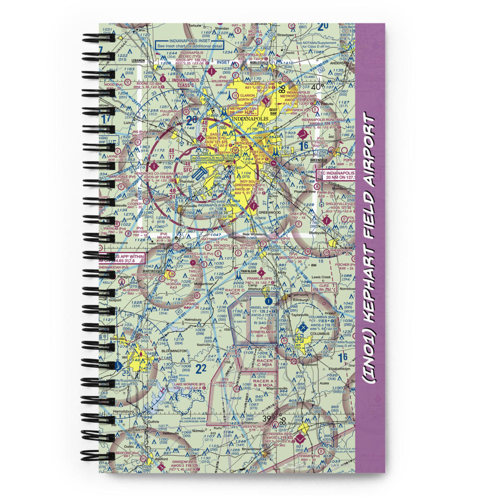 Kephart Field Airport (IN01) VFR Sectional Notebook 