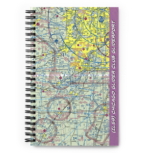Chicago Glider Club Gliderport (IL59) VFR Sectional Notebook