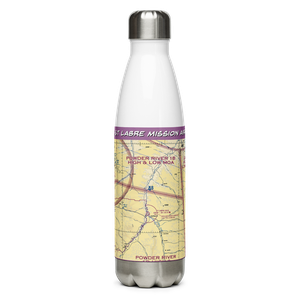 St Labre Mission Airport (3U4) VFR Sectional Water Bottle