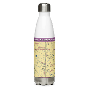 Belle Creek Airport (3V7) VFR Sectional Water Bottle