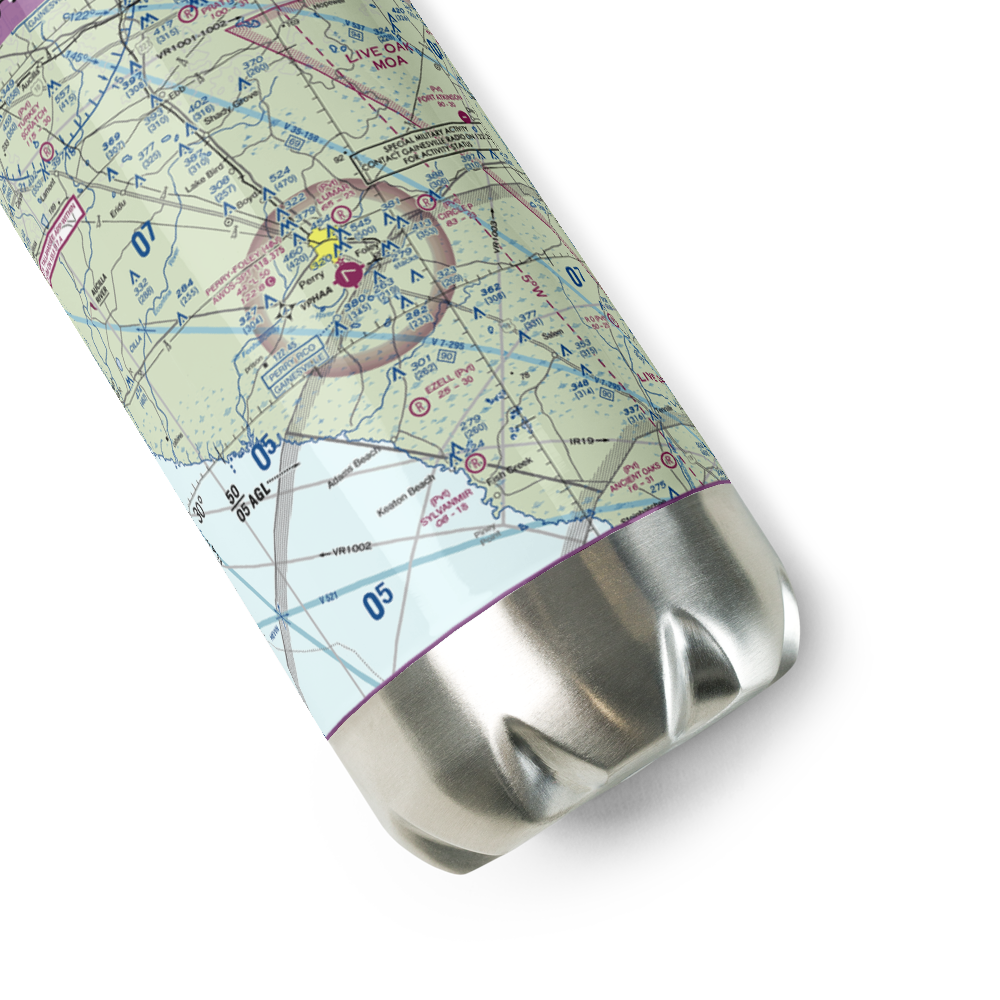 Perry-Foley Airport (40J) VFR Sectional Water Bottle 
