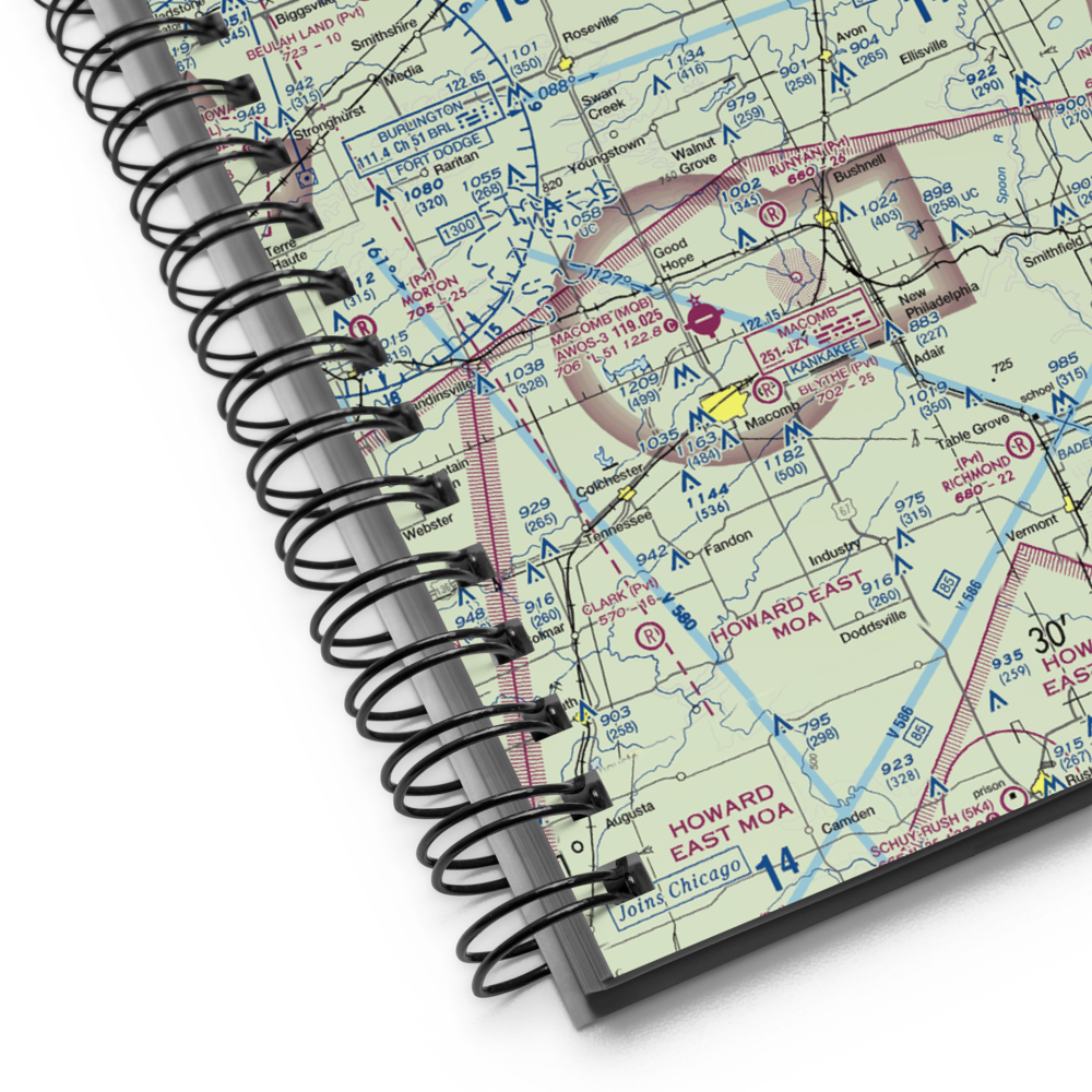 Wolford's Airport (IL01) VFR Sectional Notebook 