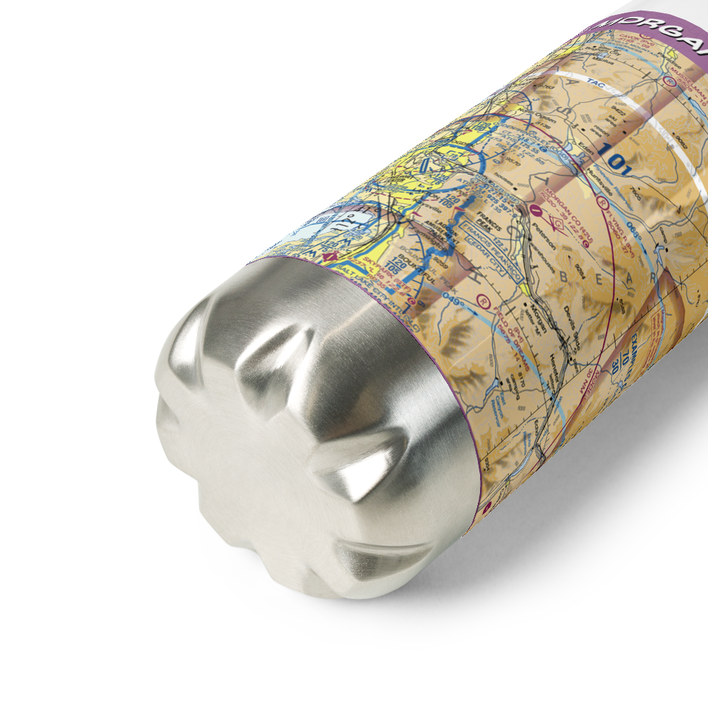 Morgan County Airport (42U) VFR Sectional Water Bottle 