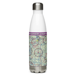 Montgomery County Airport (43A) VFR Sectional Water Bottle