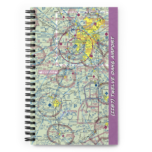 Twelve Oaks Airport (II87) VFR Sectional Notebook