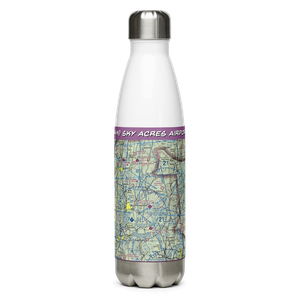 Sky Acres Airport (44N) VFR Sectional Water Bottle
