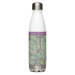 Minneapolis City County Airport (45K) VFR Sectional Water Bottle