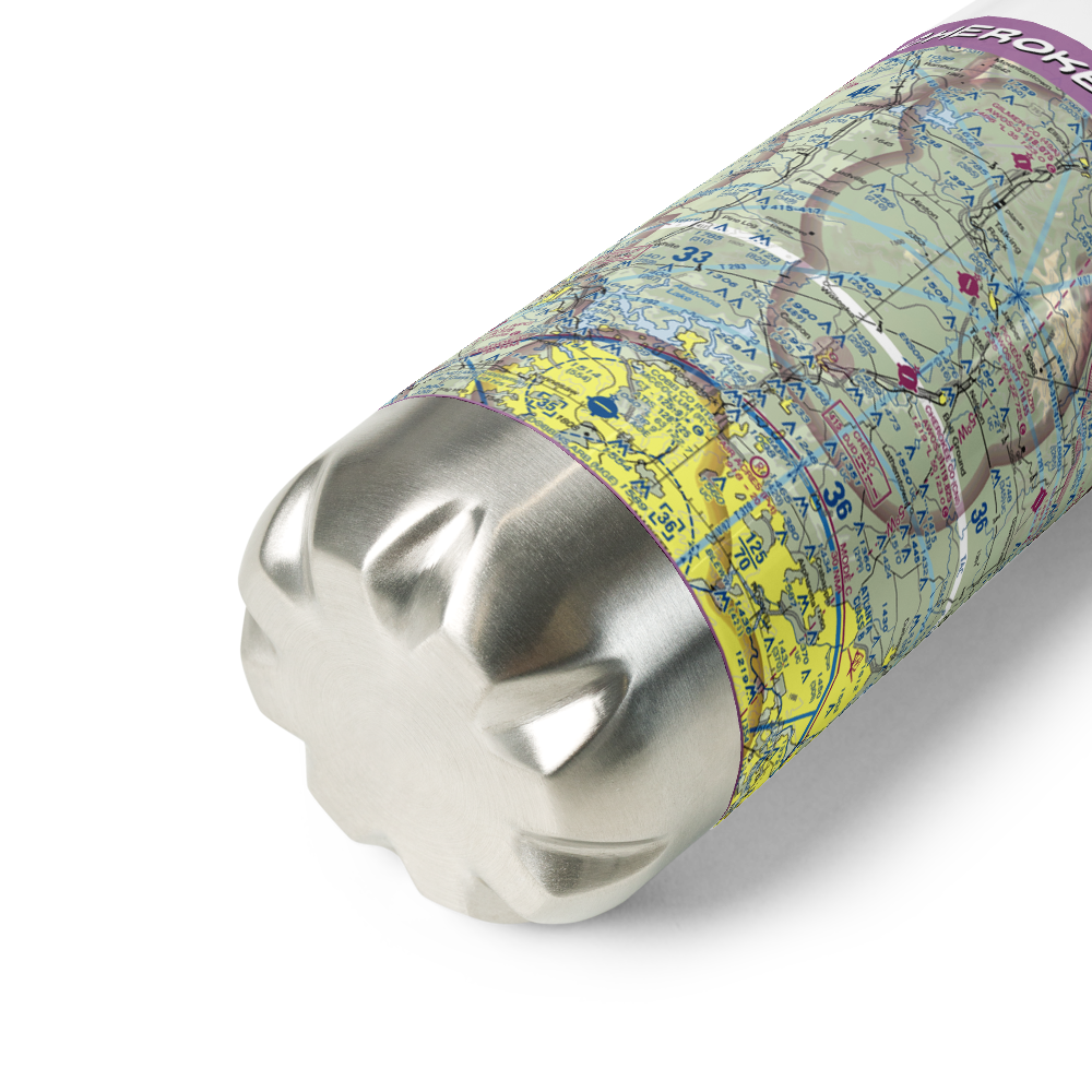 Cherokee County Airport (CNI) VFR Sectional Water Bottle 