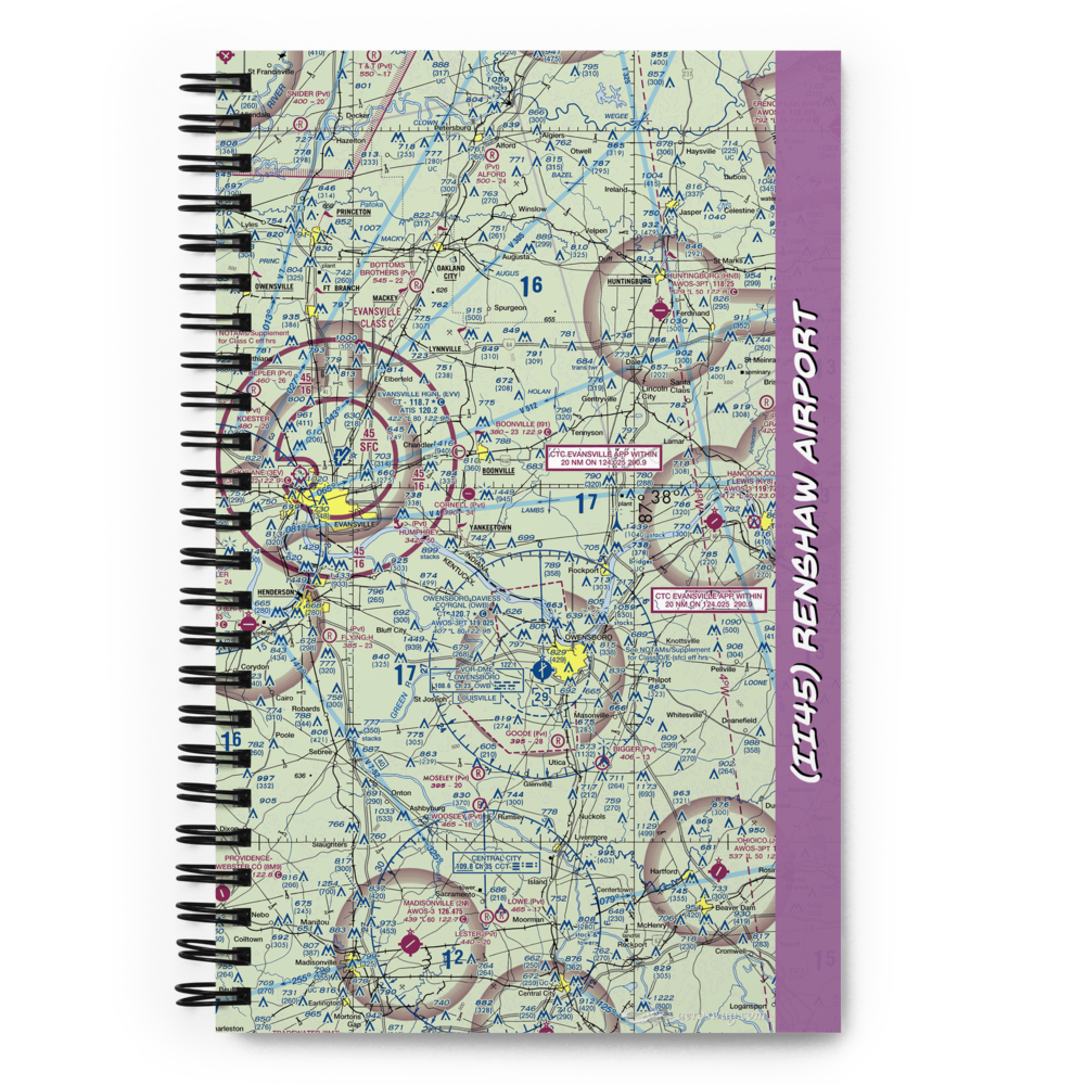Renshaw Airport (II45) VFR Sectional Notebook 