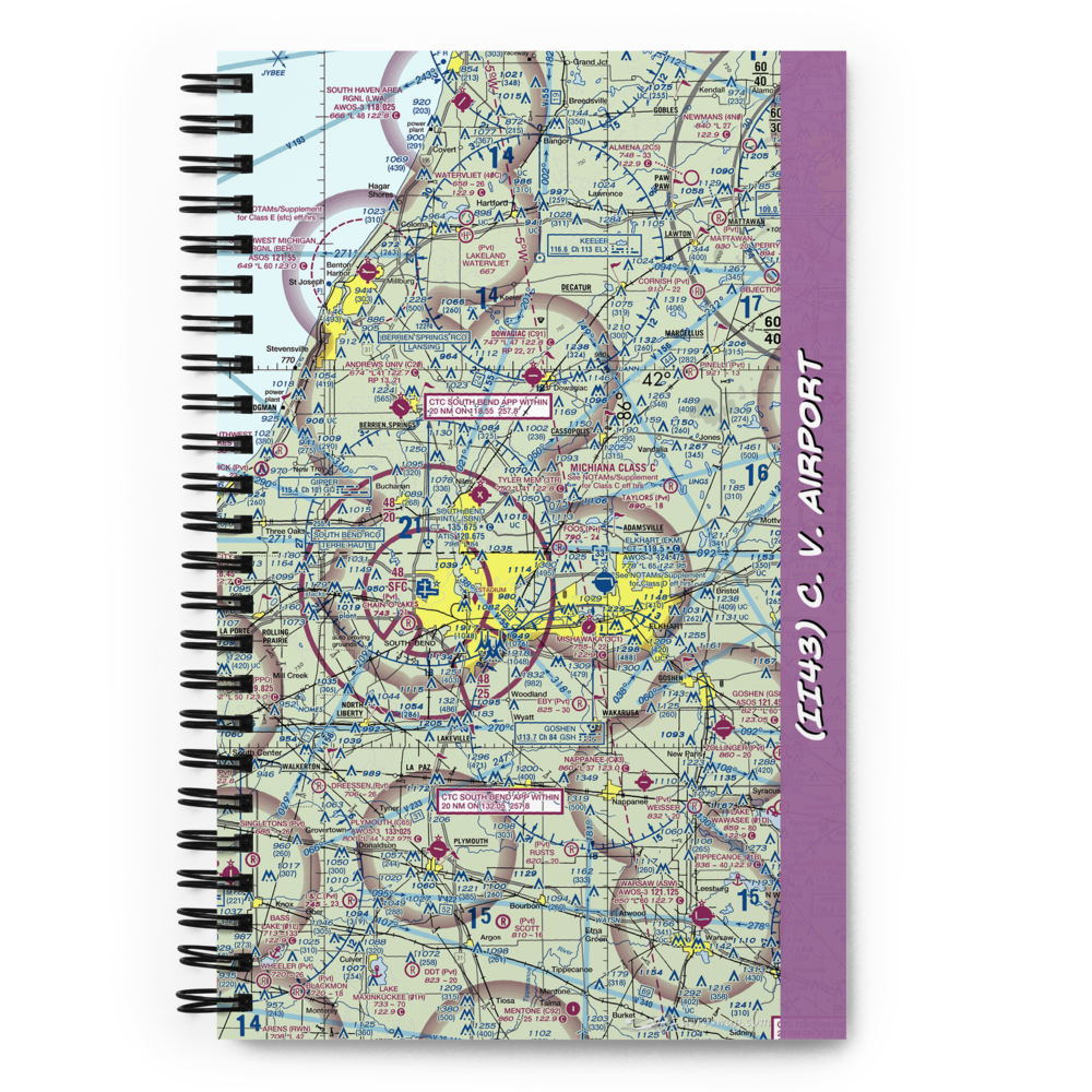 C. V. Airport (II43) VFR Sectional Notebook 
