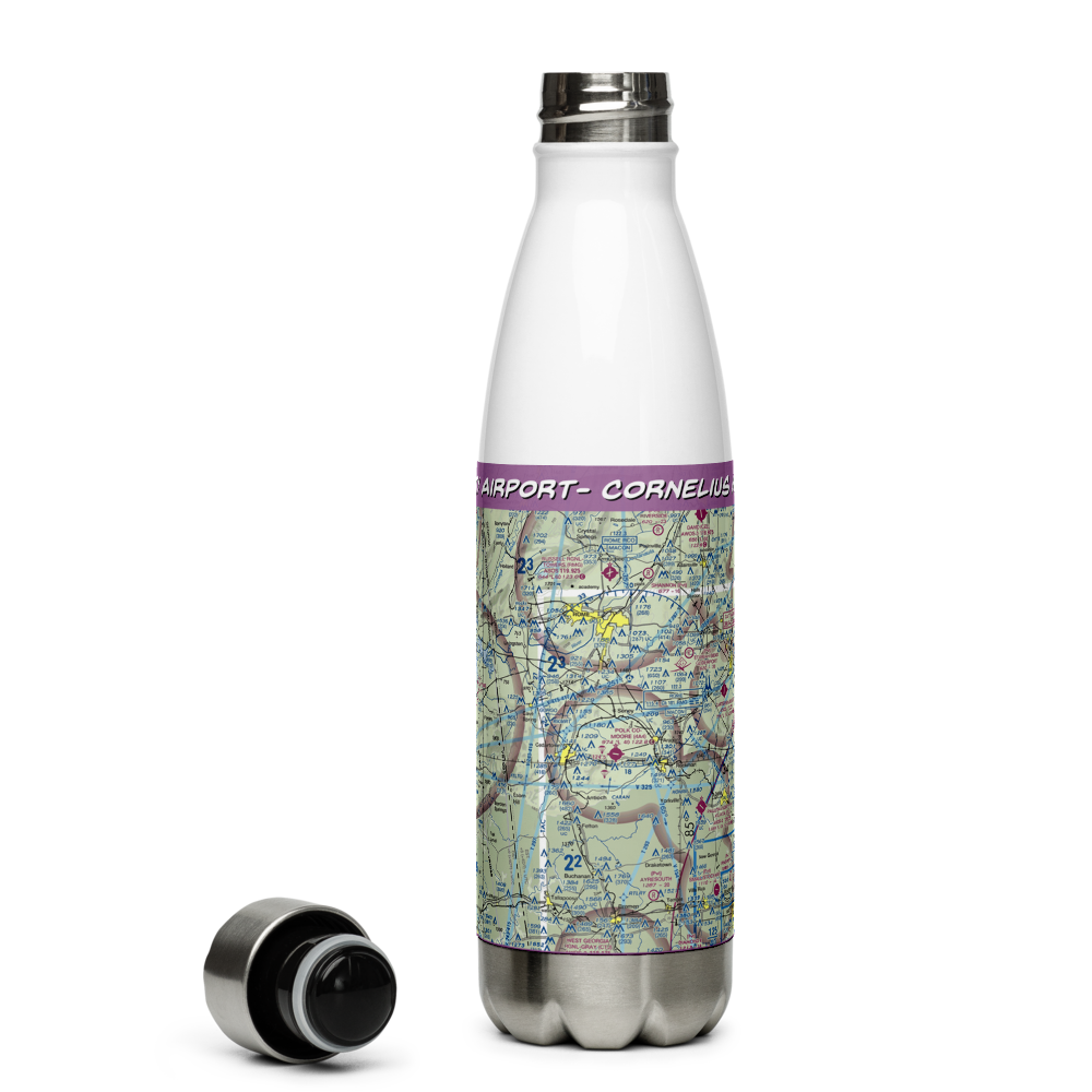 Polk County Airport- Cornelius Moore Field (4A4) VFR Sectional Water Bottle 