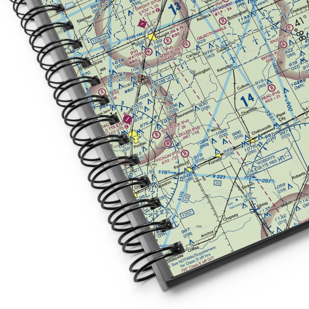 Jurassic Landings Ultralightport (II31) VFR Sectional Notebook 