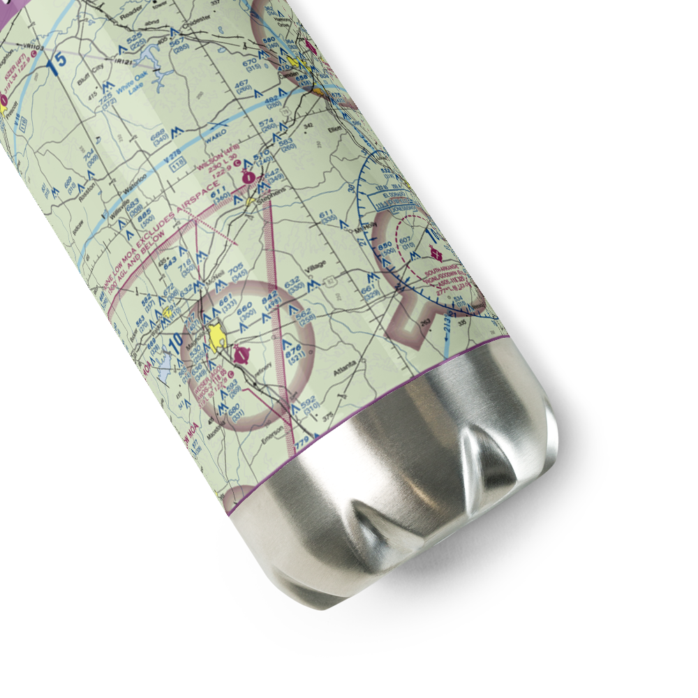 Wilson Airport (4F8) VFR Sectional Water Bottle 
