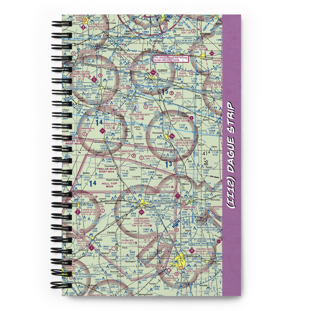 Dague Strip (II12) VFR Sectional Notebook 