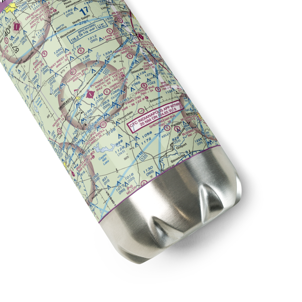 Putnam County Airport (GPC) VFR Sectional Water Bottle 