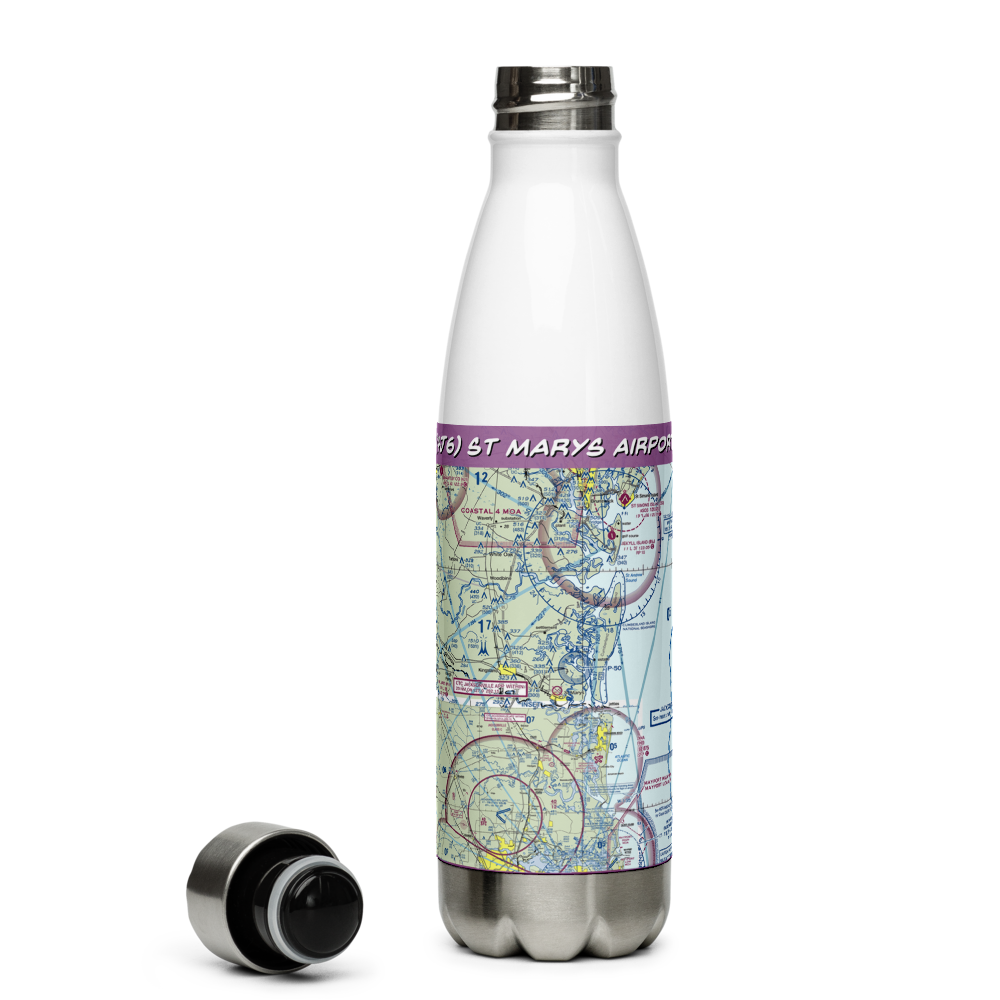 St Marys Airport (4J6) VFR Sectional Water Bottle 