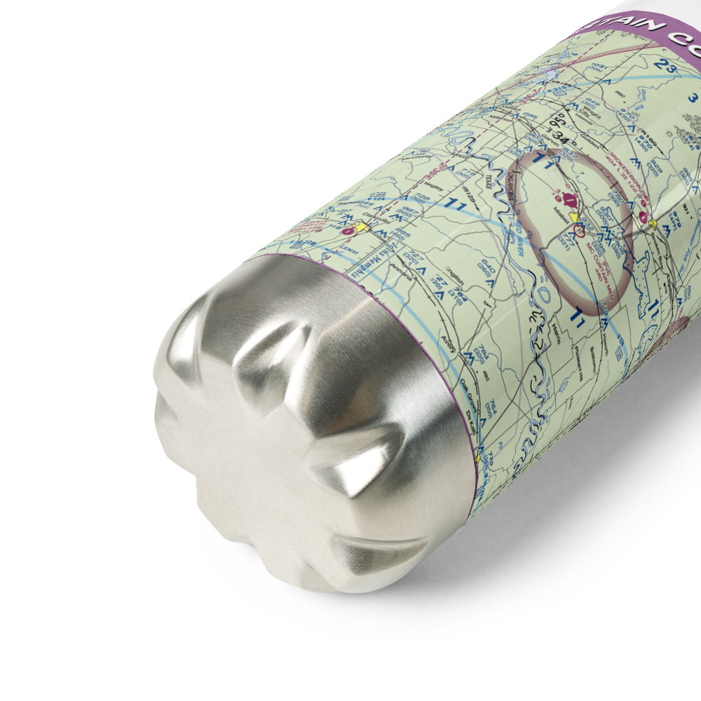 McCurtain County Regional Airport (4O4) VFR Sectional Water Bottle 