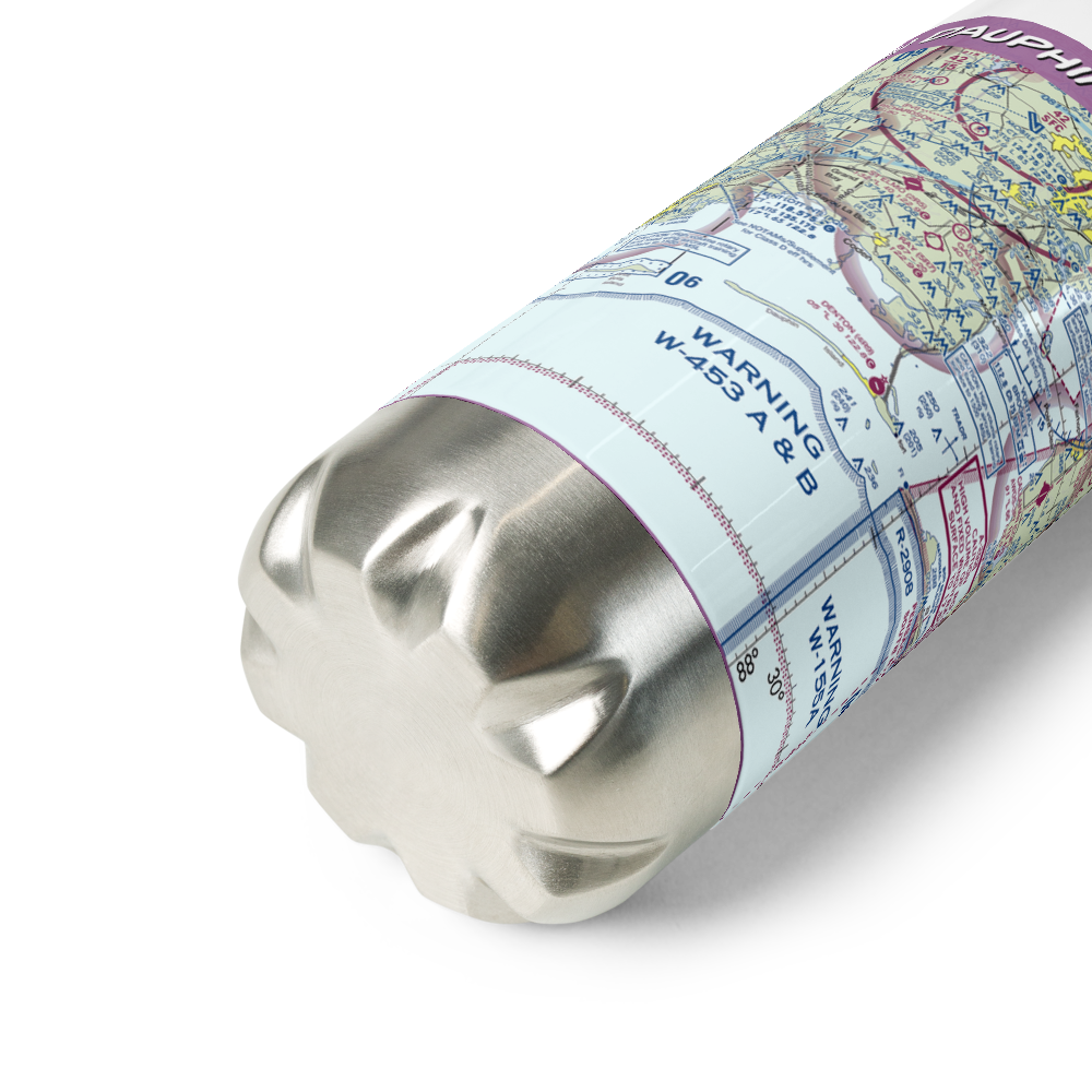 Dauphin Island Airport (4R9) VFR Sectional Water Bottle 