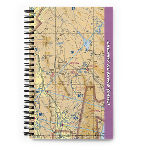 Simpson Airport (ID62) VFR Sectional Notebook