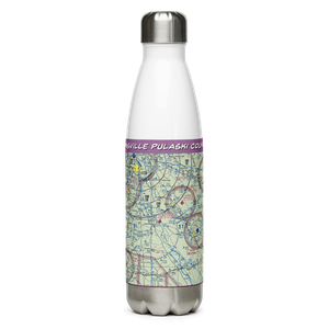 Hawkinsville Pulaski County Airport (51A) VFR Sectional Water Bottle