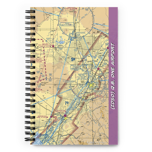 Q.B. One Airport (ID50) VFR Sectional Notebook