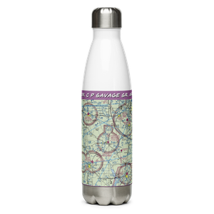 Dr. C P Savage Sr. Airport (53A) VFR Sectional Water Bottle