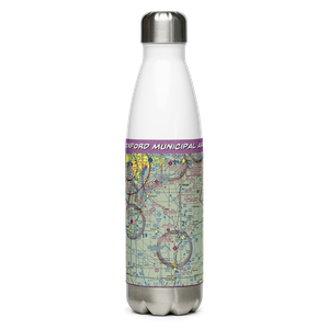 Oxford Municipal Airport (55K) VFR Sectional Water Bottle