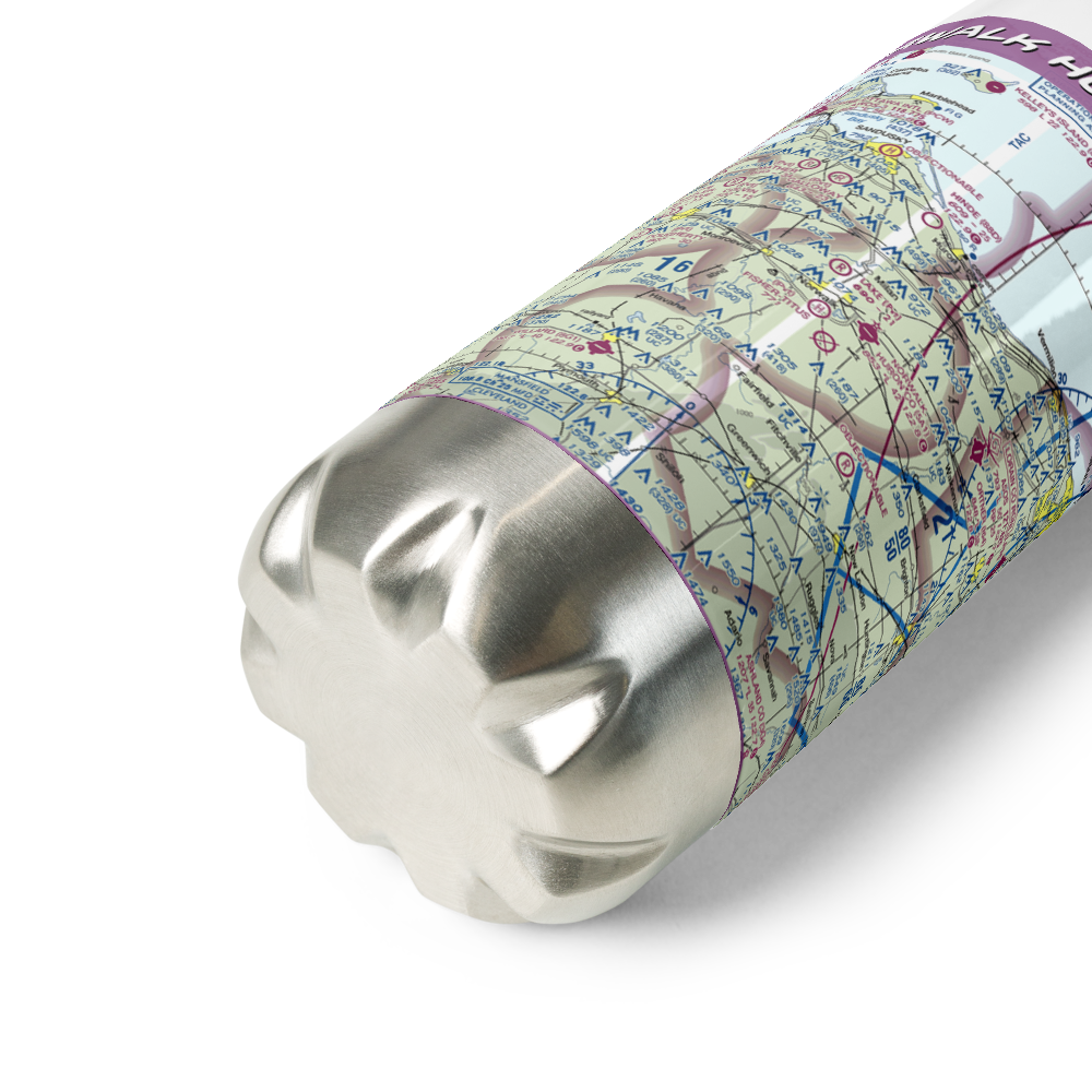 Norwalk Huron County Airport (5A1) VFR Sectional Water Bottle 