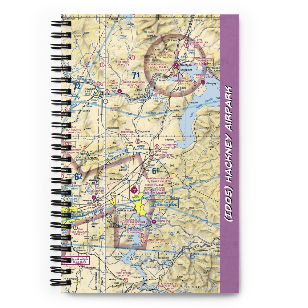 Hackney Airpark (ID05) VFR Sectional Notebook 