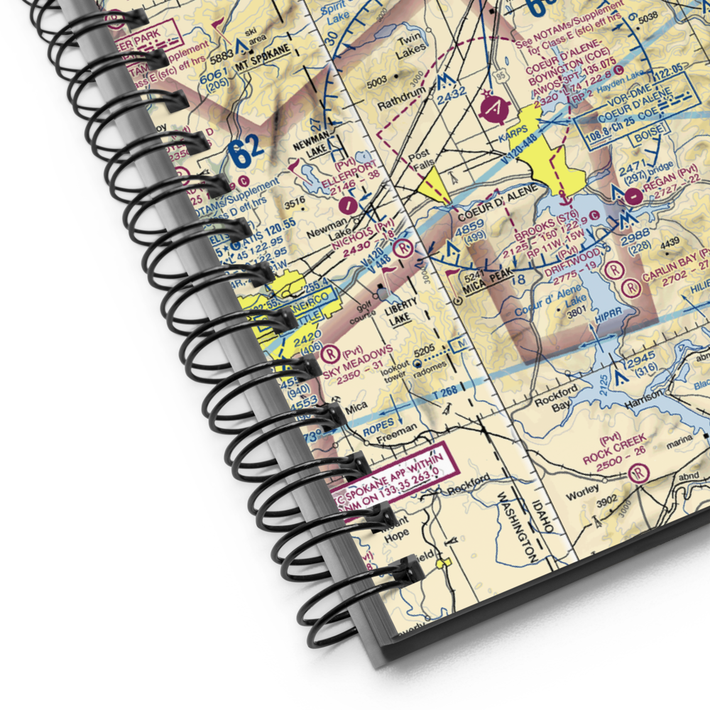 Hackney Airpark (ID05) VFR Sectional Notebook 