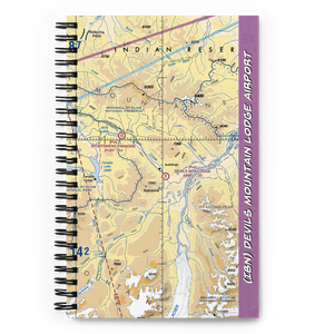 Devils Mountain Lodge Airport (IBN) VFR Sectional Notebook