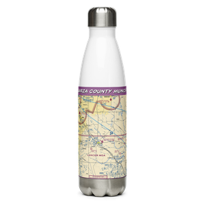 Post Garza County Municipal Airport (5F1) VFR Sectional Water Bottle