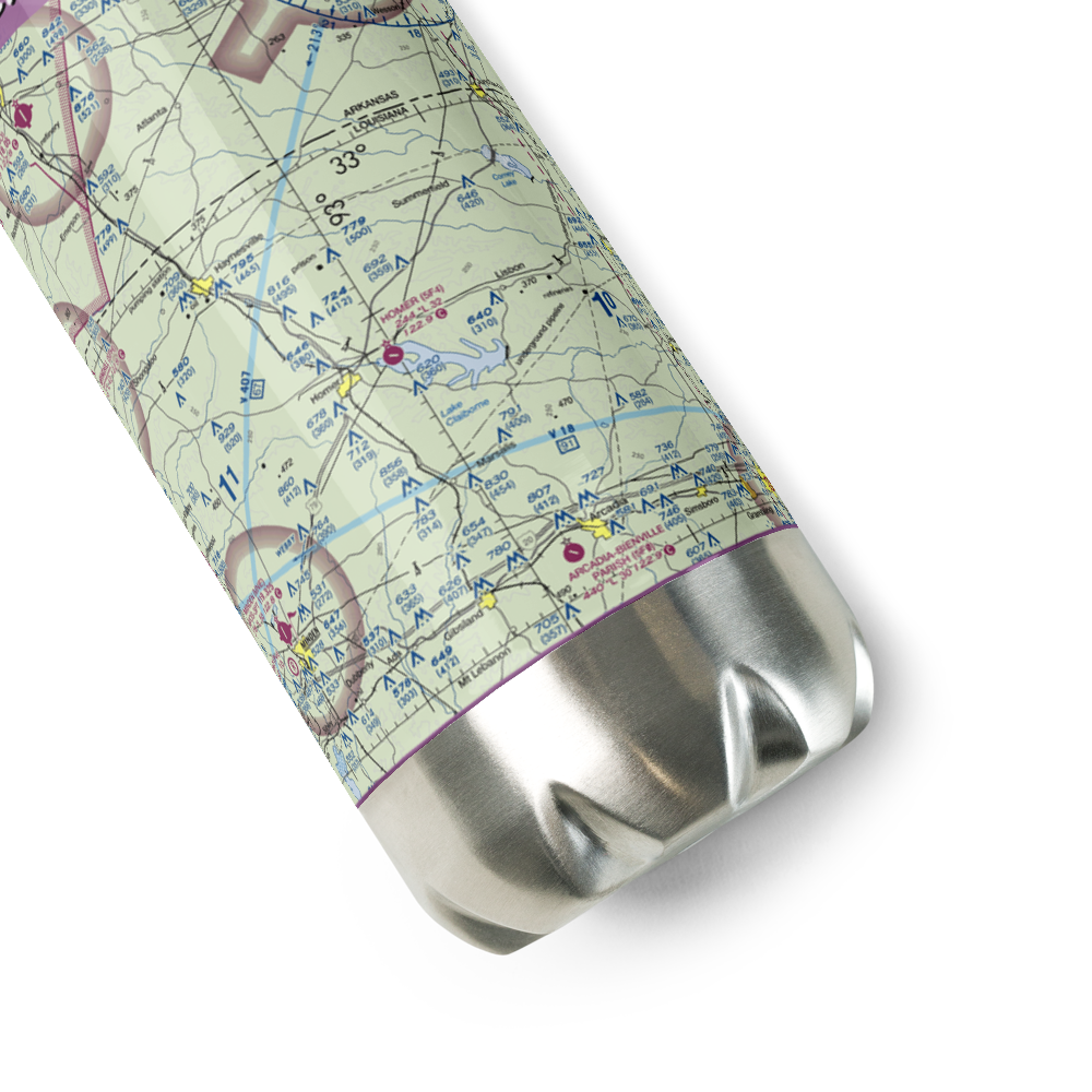 Homer Municipal Airport (5F4) VFR Sectional Water Bottle 