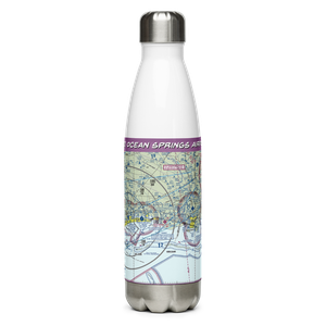 Ocean Springs Airport (5R2) VFR Sectional Water Bottle