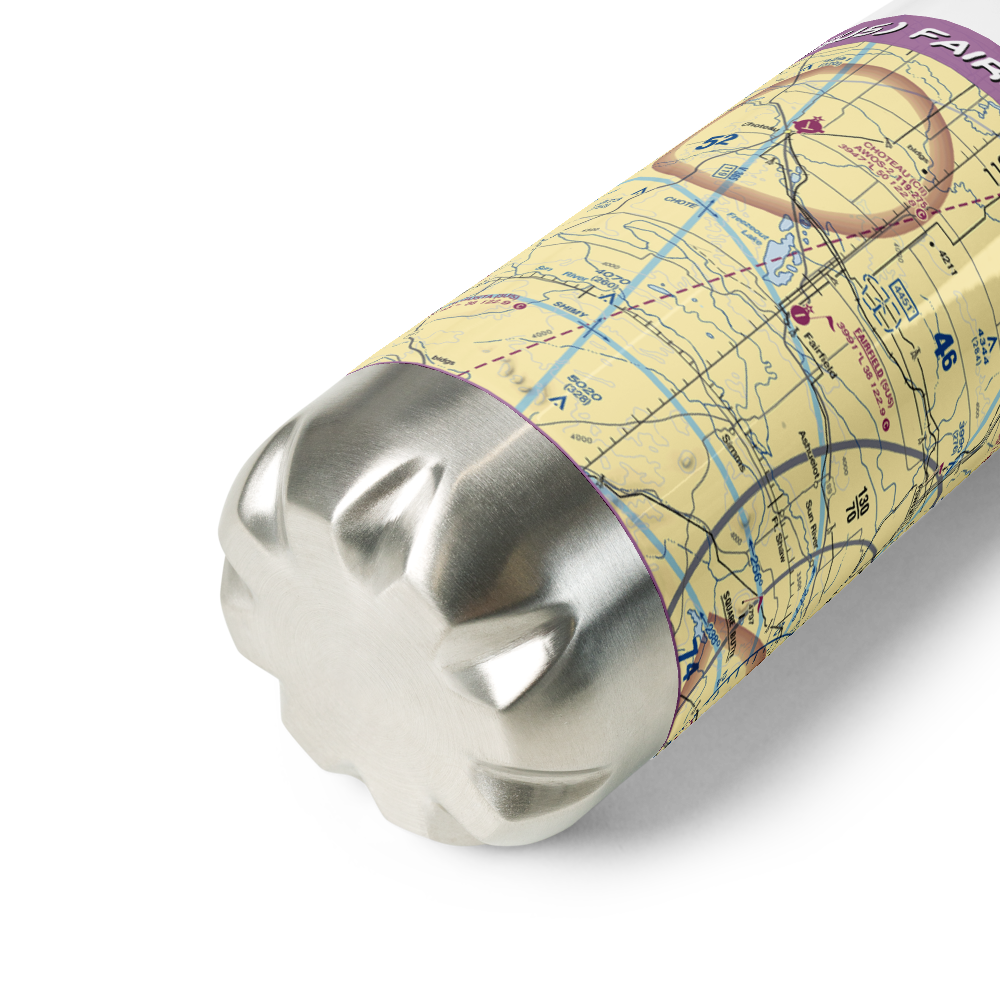 Fairfield Airport (5U5) VFR Sectional Water Bottle 
