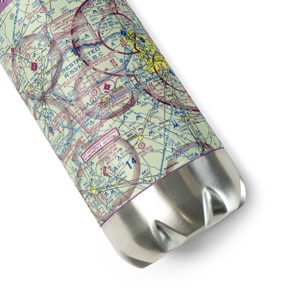 P K Airpark (5W4) VFR Sectional Water Bottle 