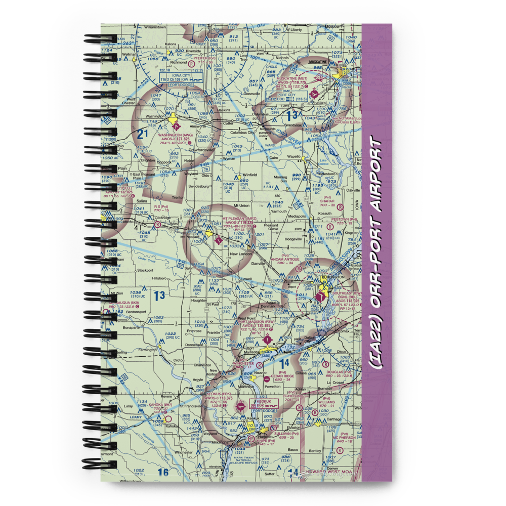 Orr-Port Airport (IA22) VFR Sectional Notebook 